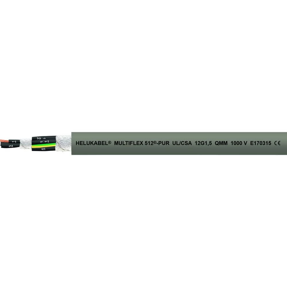 Helukabel 21560-500 vod za vučni lanac M-FLEX 512-PUR UL 3 G 0.50 mm² siva 500 m slika