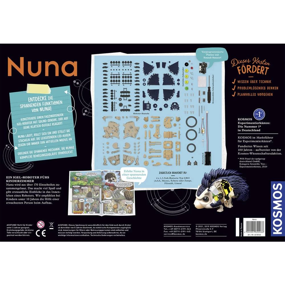 Kosmos komplet za sastavljanje robota Nuna komplet za sastavljanje , robot za igru 620066 slika