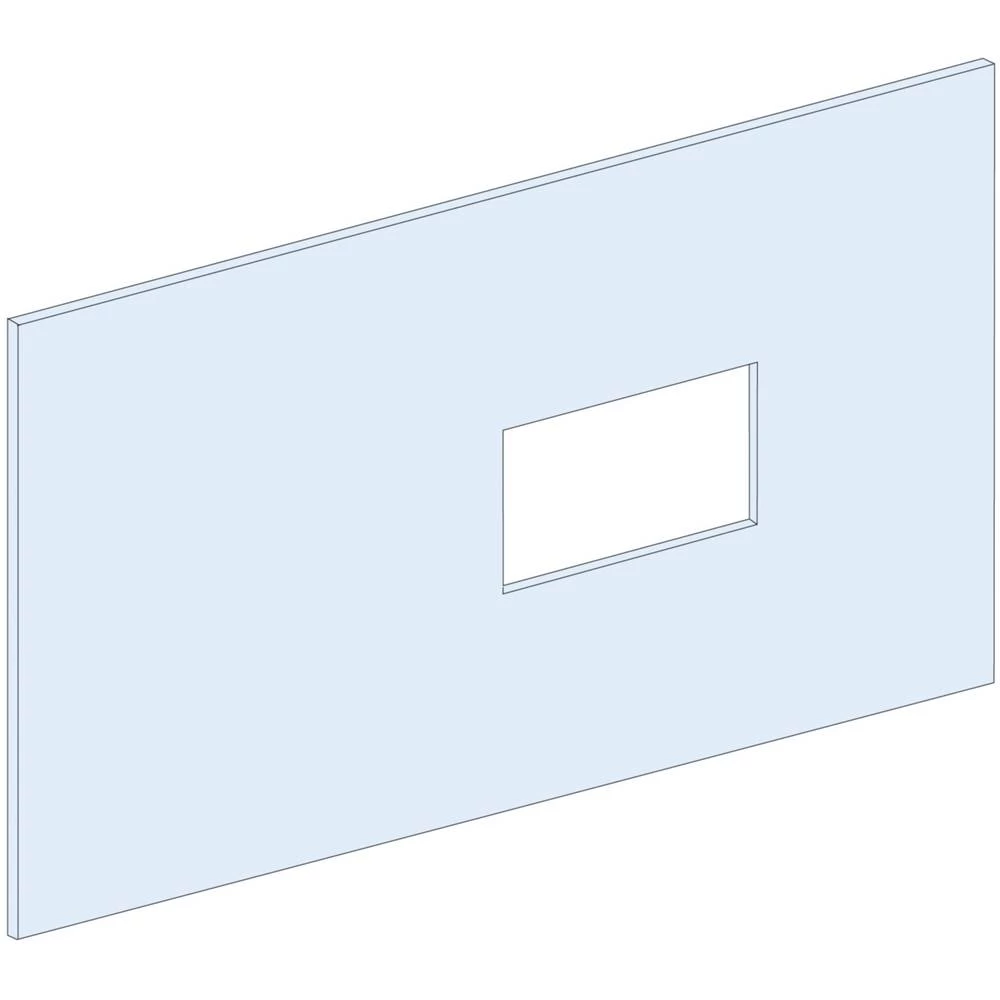PrismaSeT-P, prednja ploča, ComPacT INS-INV320-630, fiksna instalacija, okomito, širina = 650 mm, visina = 10 modula Sch slika