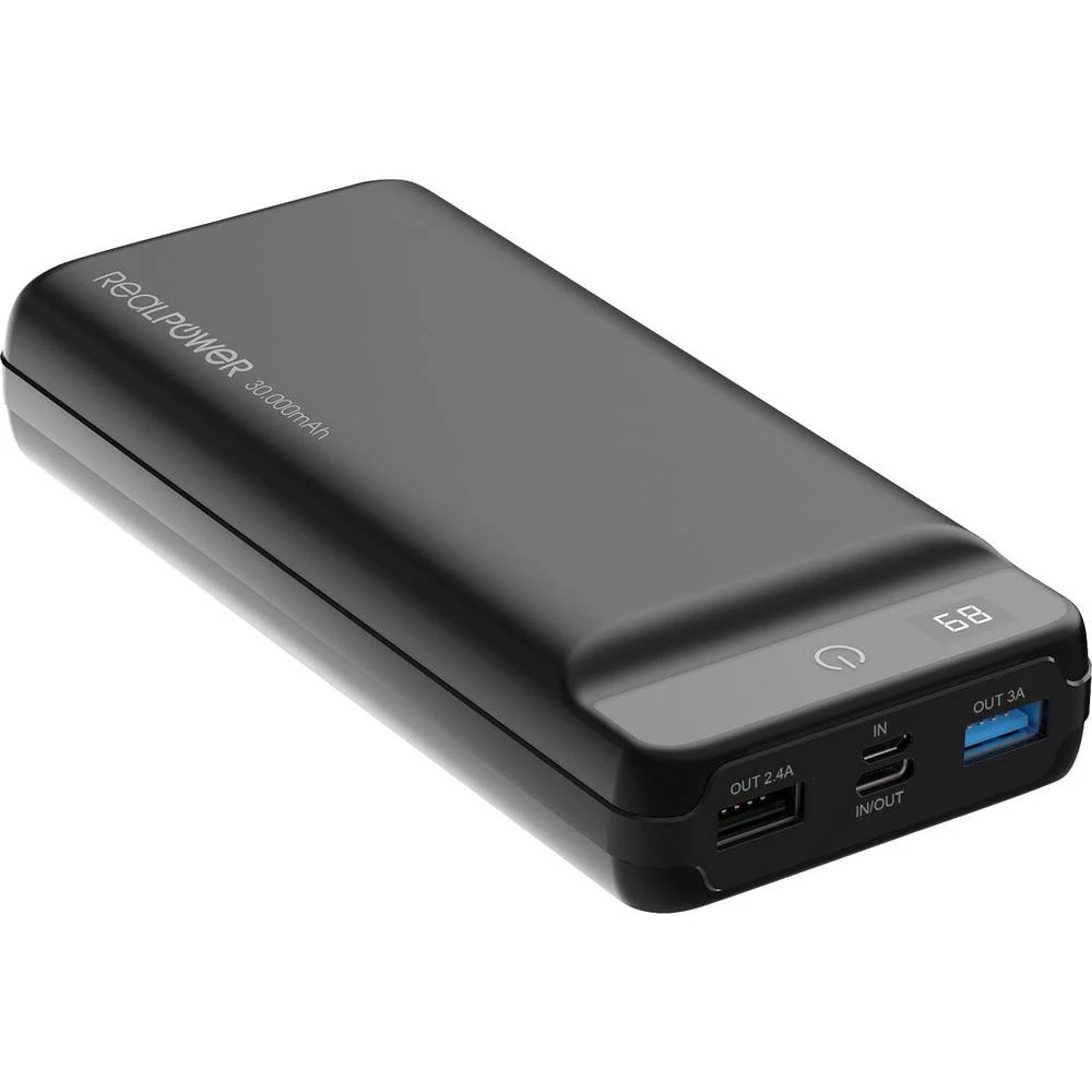 RealPower PB-30k powerbank (rezervna baterija) litijev 30000 mAh 306950 slika