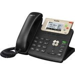 Telefon s kabelom, VoIP Yealink SIP-T23G Priključak za slušalice, Handsfree TFT/LCD u boji Crna