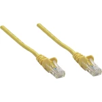 LAN (RJ45) Mreža Priključni kabel CAT 6A S/FTP 0.5 m Žuta Jednostruko oklopljeni kabel, Sveukupno zaštićen, Bez halogena Intelli