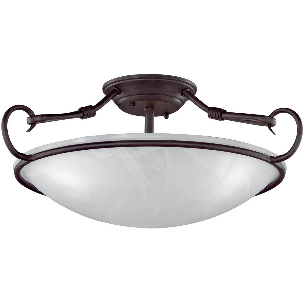 Fischer & Honsel 22153 Como stropna svjetiljka E27 hrđa slika