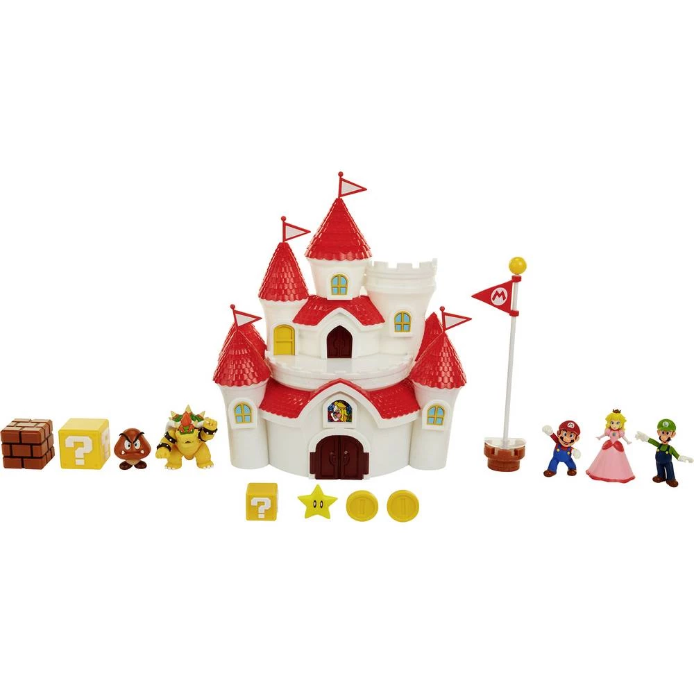 set pribora NINTENDO SUPER MARIO PILZ-PALAST +FIGUR slika
