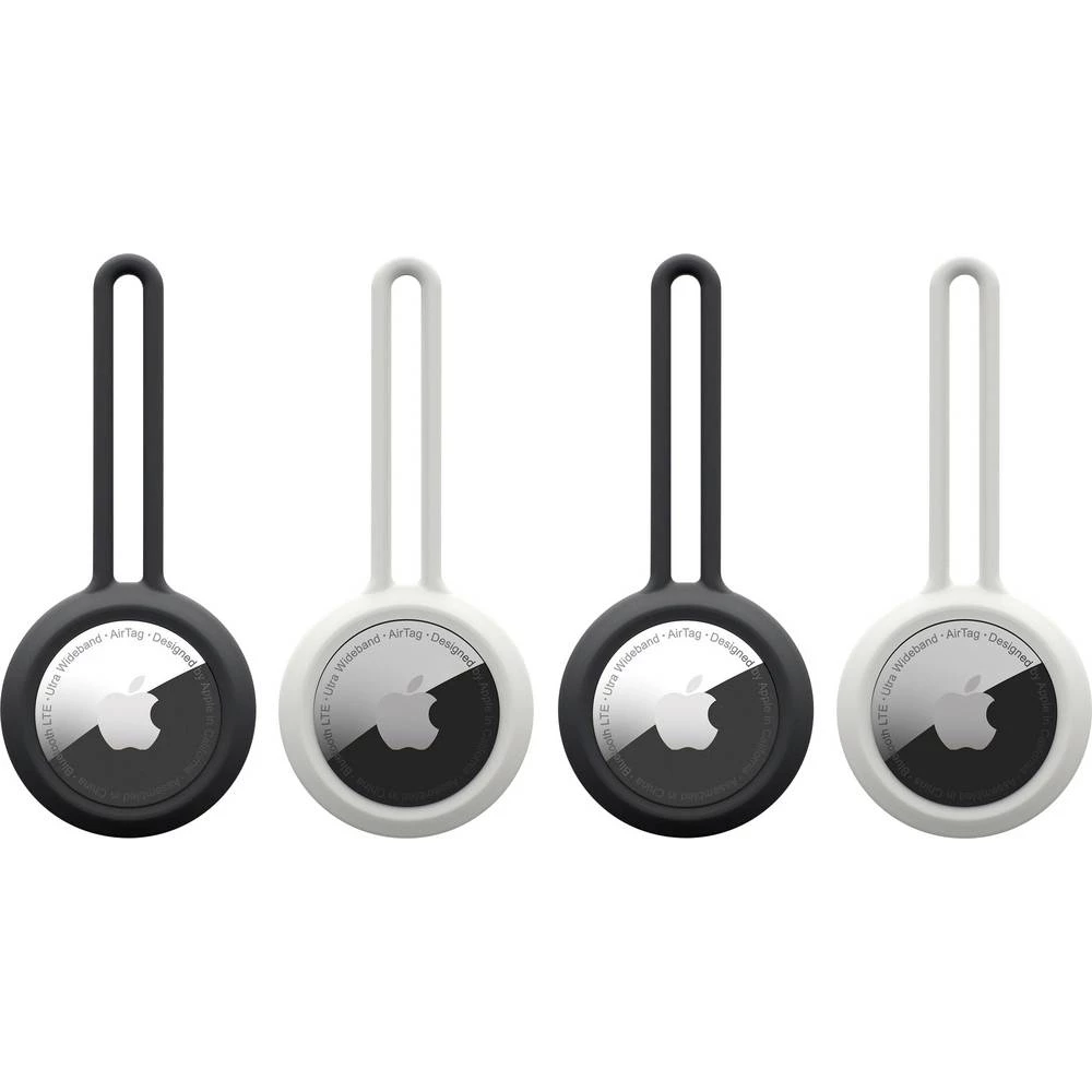 Urban Armor Gear Dot Loop 4 Pack AirTag prikolica crna, bijela slika