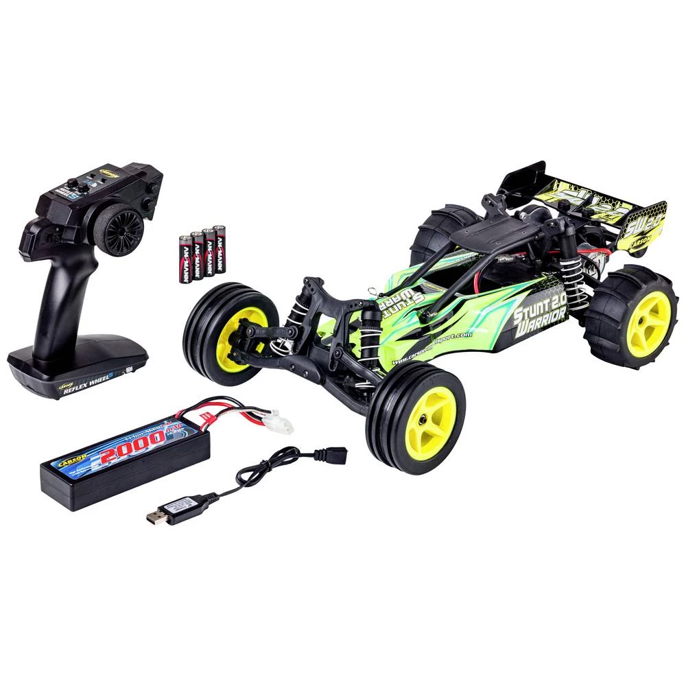 Carson RC Sport Stunt Warrior 2.0  bez četkica 1:10 RC model automobila električni  buggy pogon na stražnjim kotačima (2wd) RtR 2,4 GHz slika