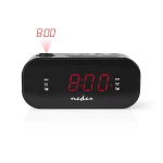 Nedis Digital Alarm Clock Radio | LED Display | Time projection