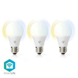 Nedis Smartlife WiFi LED Žarulja | E27 | 9W | 2700 - 6500 K | 3 komada