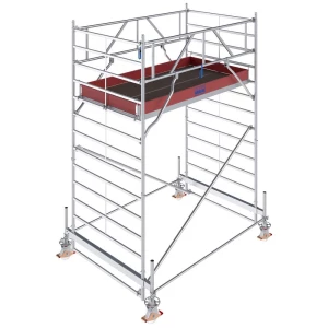 Krause 784018 FahrGerüst aluminij na roli mobilna Radna visina (maks.): 4.50 m srebrna 170 kg slika