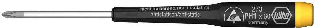 ESD križni odvijač Wiha ESD-PH-SCHRAUBENDREHER 1 07642 PH 1 duljina oštrice: 60 slika