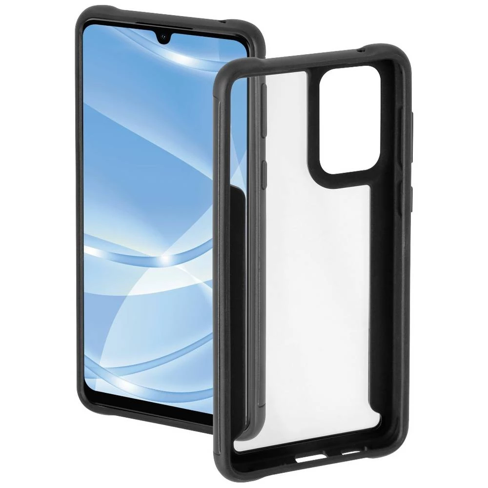 Hama Metallic Frame stražnji poklopac za mobilni telefon Samsung Galaxy A33 5G prozirna, crna slika