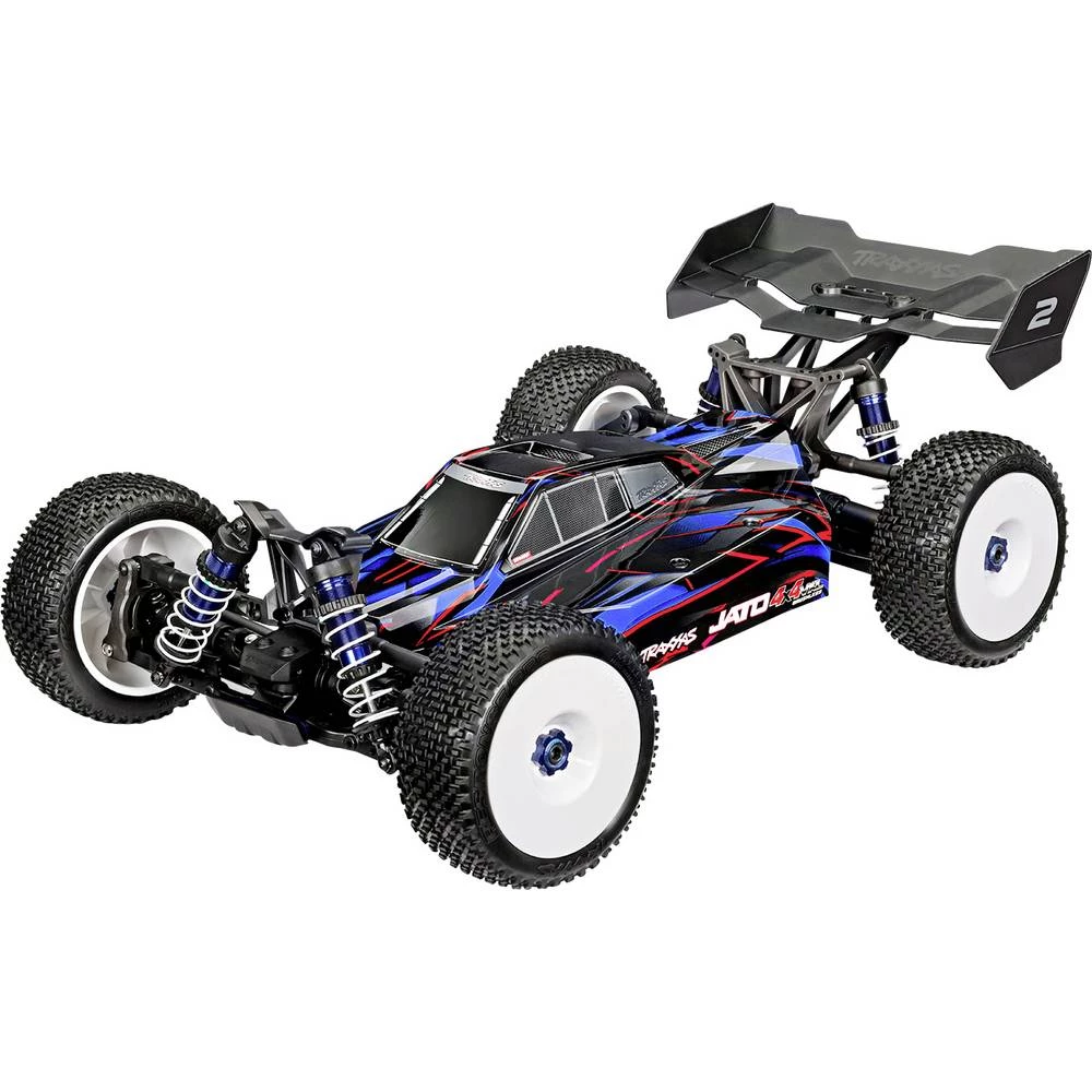 Traxxas JATO 4x4 VXL 4S plava boja bez četkica 1:8 RC model automobila električni buggy pogon na sva četiri kotača (4wd) slika