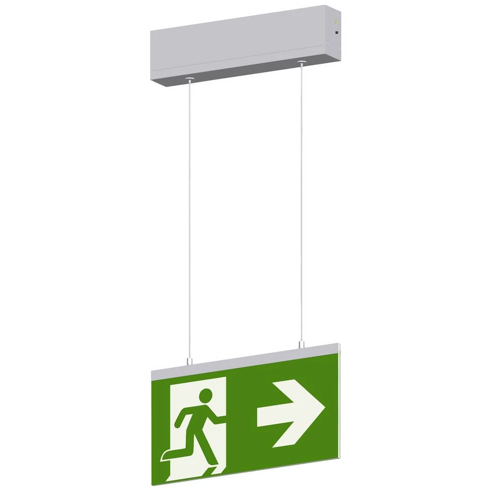 Mexcel M19001 led osvjetljenje za izlaz u nuždi  montaža na strop desno, lijevo, prema gore, prema dolje slika