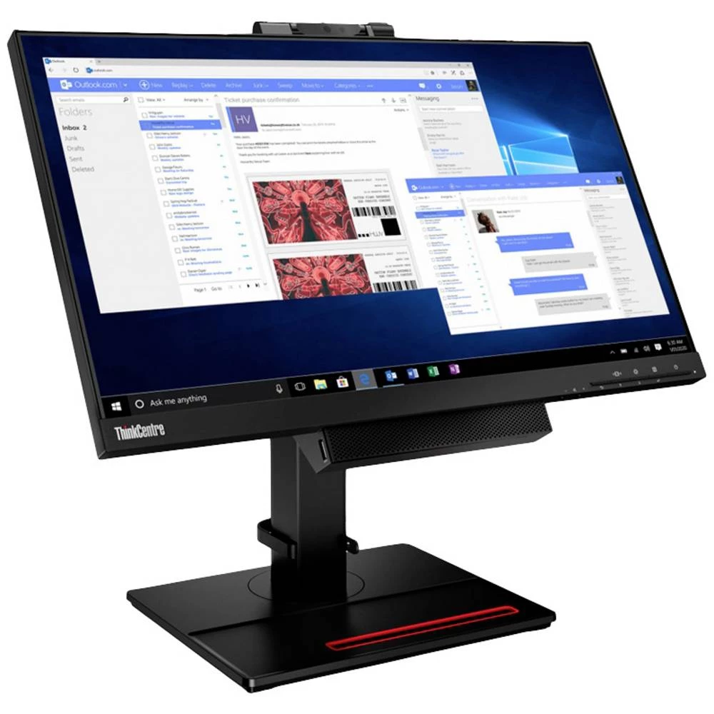 Lenovo Tiny-in-One 24 Gen4 LCD zaslon obnovljeno (vrlo dobro)  61 cm (24 palac) 1920 x 1080 piksel 16:9 4 ms DisplayPort, USB 3.2 gen. 2 (USB 3.1) AH-IPS LED slika