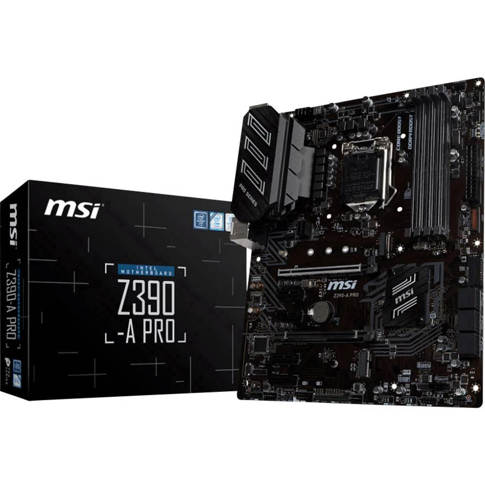 Matična ploča MSI Z390-A PRO Baza Intel&reg; 1151v2 Faktor oblika ATX Set čipova matične ploče Intel&reg; Z390 slika