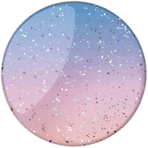 POPSOCKETS Glitter Morning Haze Stalak za mobitel Svijetloplava, Ružičasta, Svjetlucavi efekt slika
