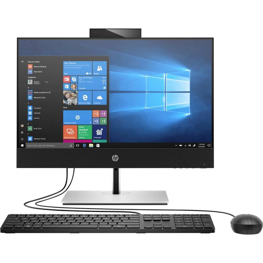 HP ProOne 600 G6 54.6 cm (21.5 palac) All-in-One PC  Intel® Core™ i5 i5-10500 8 GB  256 GB SSD Intel UHD Graphics 630 Windows® 10 Pro crna slika