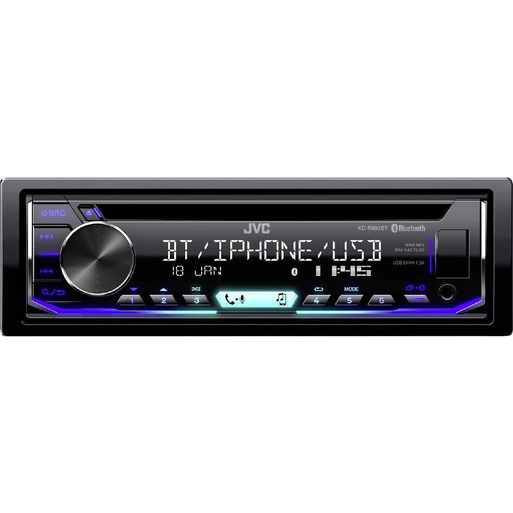 JVC KD-R992BT Autoradio Bluetooth&reg; telefoniranje slobodnih ruku, Priključak na upravljaču vozila slika