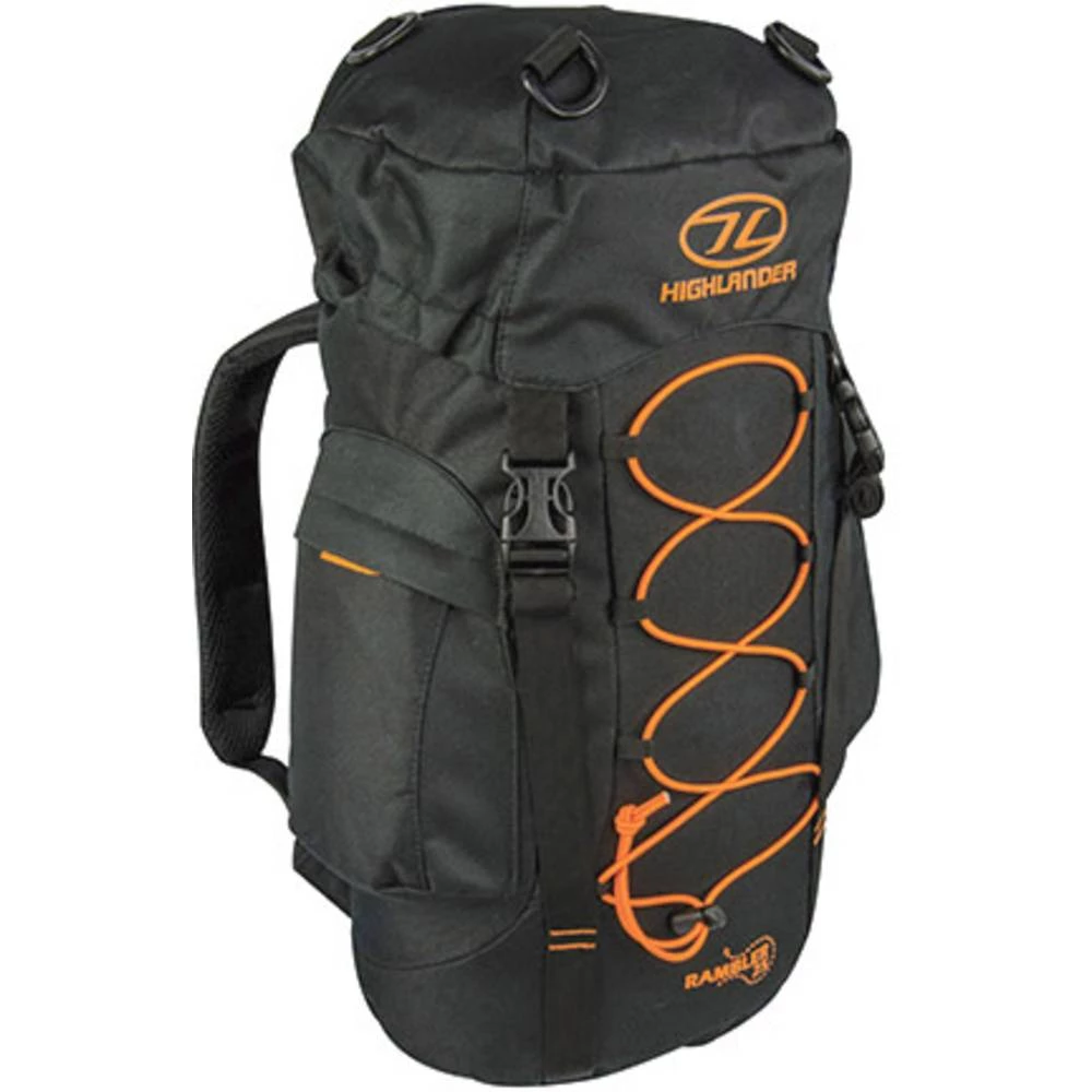 Highlander Ruksak Rambler 25 25 l (Š x V x d) 320 x 560 x 180 mm Crna/narančasta RAM025-BK-OE slika