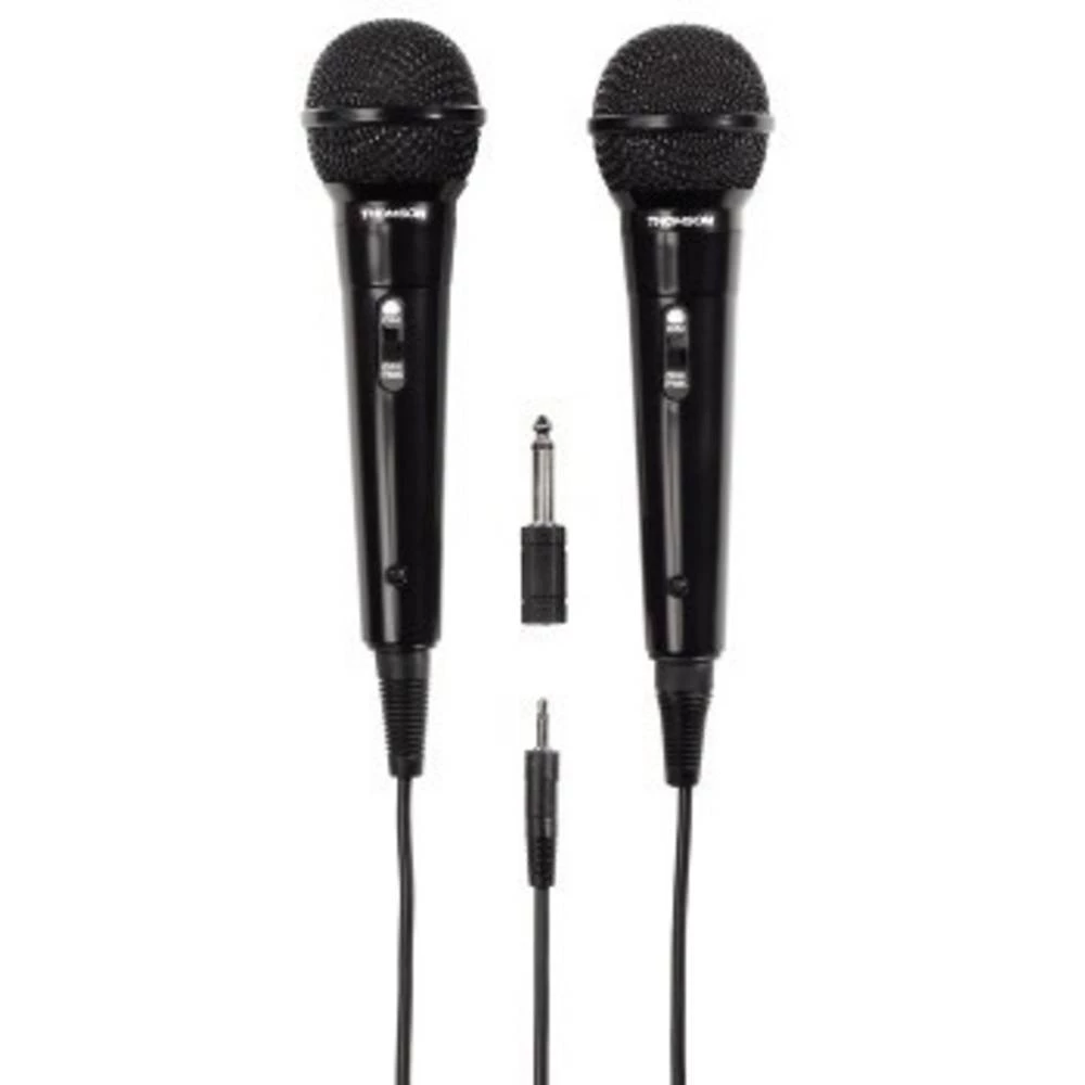 Ručni Vokalni mikrofon Thomson M135D DYN.MIKRO, 2ER PACK Način prijenosa:Žičani slika