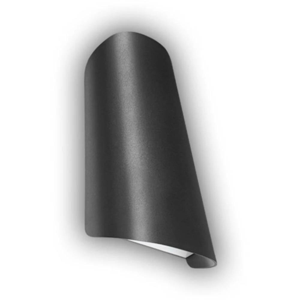 GEV Vanjska zidna svjetiljka 010857 Antracitna boja LED fiksno ugrađena slika