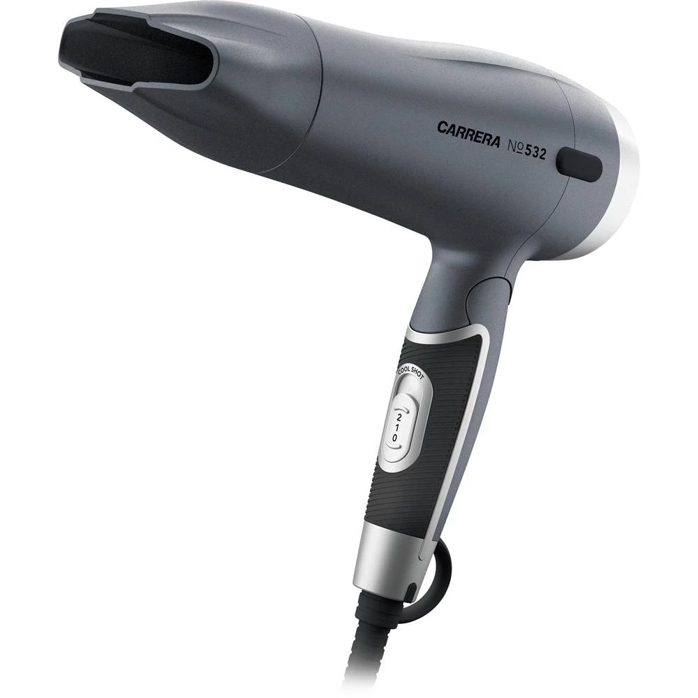 CarreraNo 532 putno sušilo za kosu grafitno-siva, titan slika