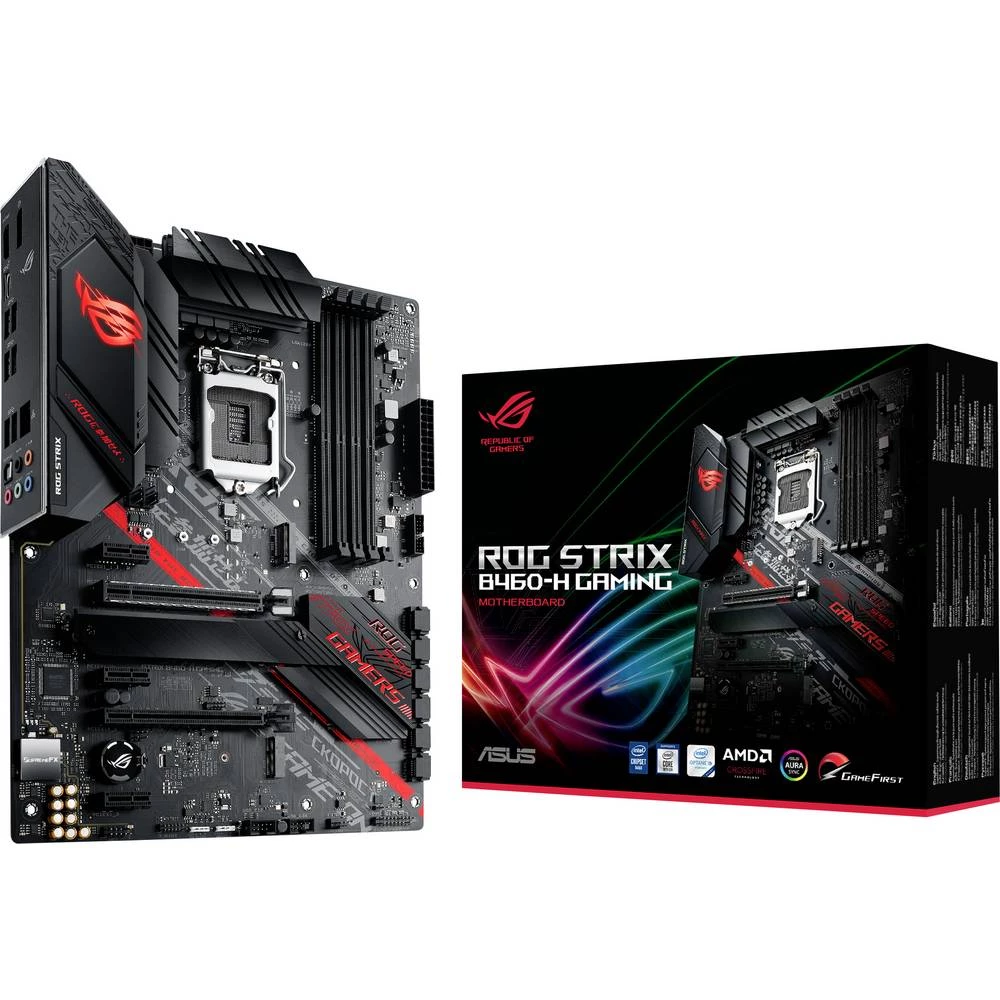 Asus ROG STRIX B460-H GAMING matična ploča Baza Intel® 1200 Faktor oblika ATX Set čipova matične ploče Intel® B460 slika