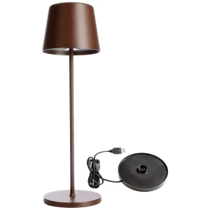 Deko Light 620198 Canis LED akumulatorska stolna lampa 3.5 W toplo bijela hrđa slika