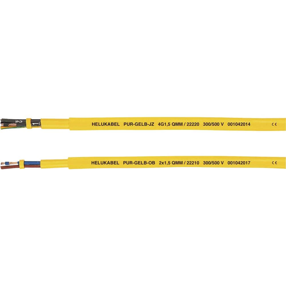 Helukabel PUR-Yellow JB kontrolni vod 4 G 2.50 mm² žuta 22217-1000 1000 m slika