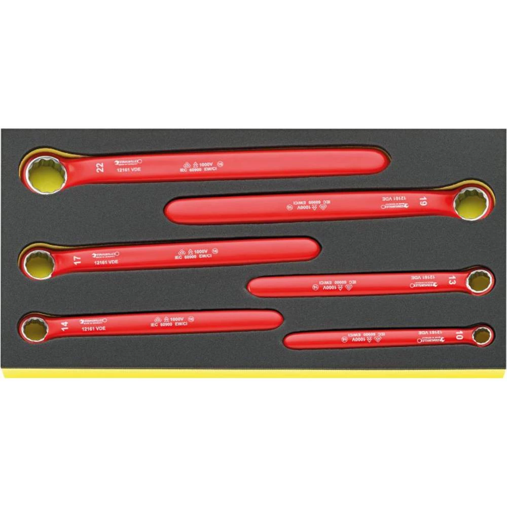 Stahlwille 96830045 TCS 12161 VDE set ključeva s jednim prstenom Veličina ključa (metrička) (naslov) 10 - 22 mm slika