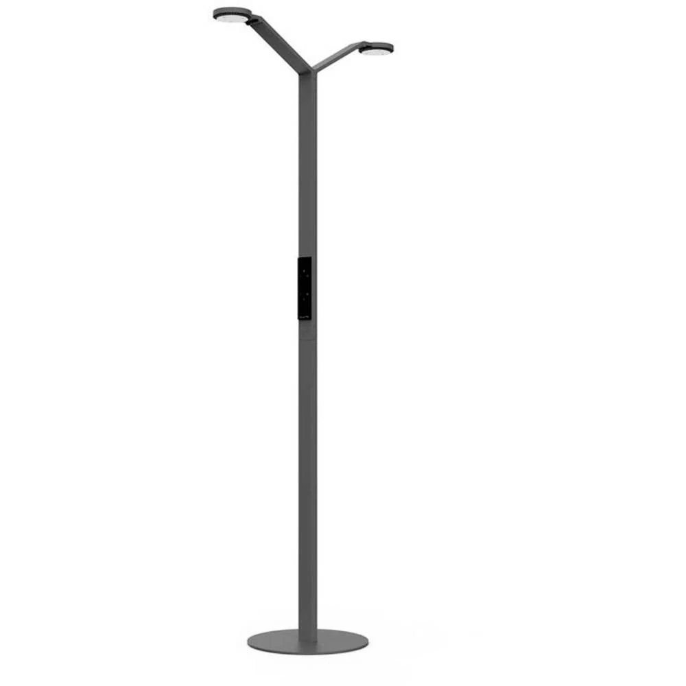 Luctra FLOOR TWIN RADIAL 923801 podna svjetiljka toplo-bijela, hladno-bijela crna slika