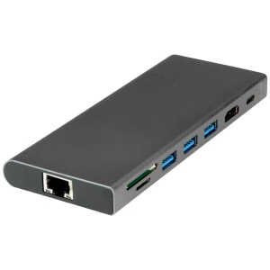 Value USB-C® priključna stanica  12991138 Pogodno za marku: Universal  integrirani čitač kartica, USB-C® Power Delivery slika