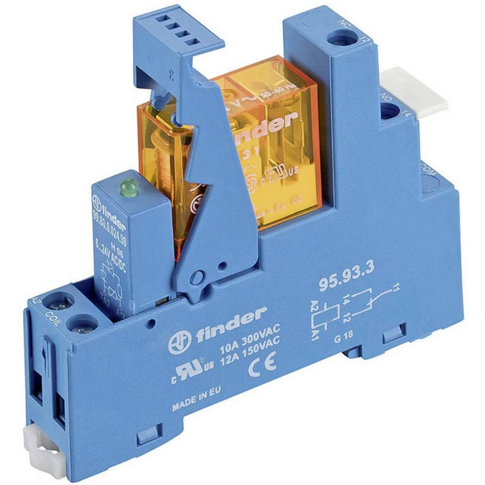 Relejni modul 10 ST Finder 49.31.8.230.0060 Nazivni napon: 230 V/AC 1 prebacivanje slika