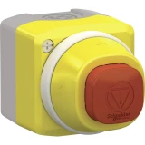 Schneider Electric XALK84W3BE gumb za zaustavljanje u nuždi u kućištu 24 V 6 A 1 zatvarač, 1 otvarač ip66, ip67, ip69, ip69 k (u