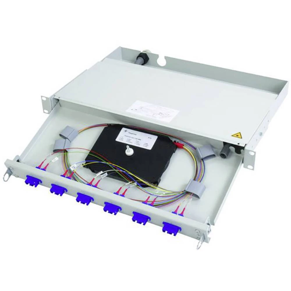Patch Panel za optičke kablove 12 ulaza SC Telegärtner 1 U slika