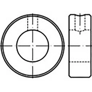 TOOLCRAFT TO-9985293 prsten za podešavanje DIN 705 čelik 5 St. slika