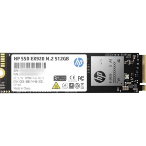 Unutarnji SATA M.2 SSD 2280 512 GB HP EX920 Maloprodaja 2YY46AA#ABB PCIe 3.0 x4 slika