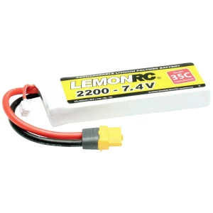 LemonRC lipo akumulatorski paket za modele 7.4 V 2200 mAh Broj ćelija: 2 35 C softcase XT60 slika