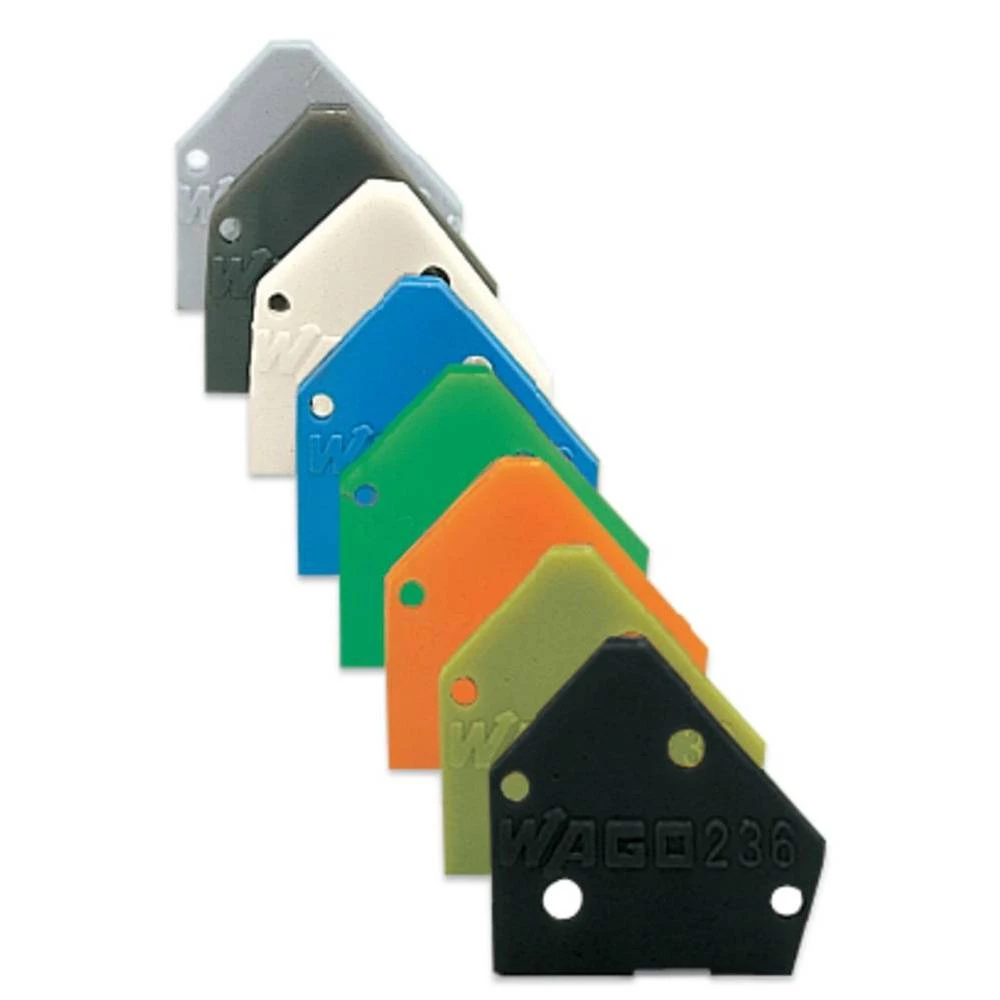 WAGO Krajna ploča plave boje 100 komada slika