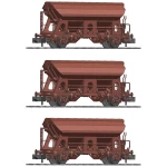 Fleischmann 830351 N Set od 3 vagona s okretnim krovom DB