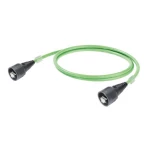 RJ45 mrežni priključni kabel Weidmüller CAT 5, Weidmüller CAT 5e SF/UTP 10 m otporan na plamen, sa zaštitom za pričvrsni nosić z