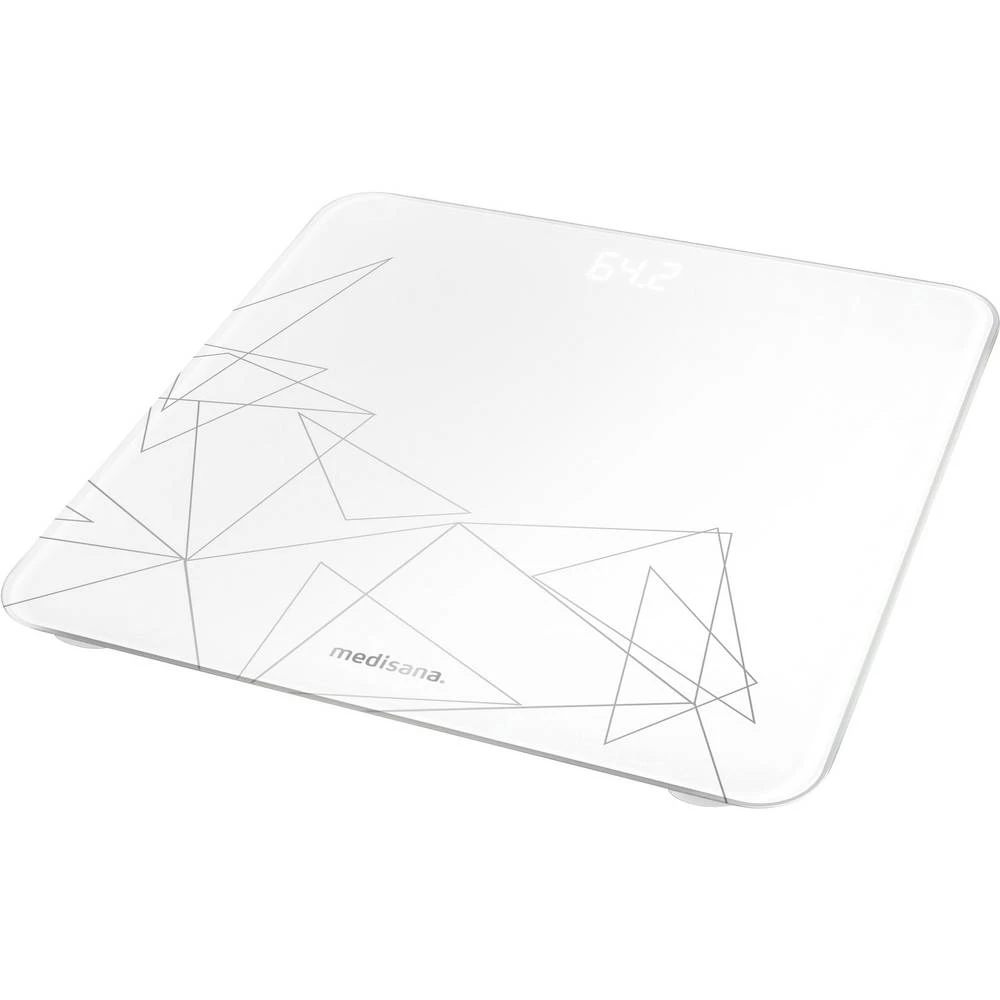 Medisana PS 437 Silver Lining Digitalna osobna vaga Opseg mjerenja (kg)=180 kg Bijela slika