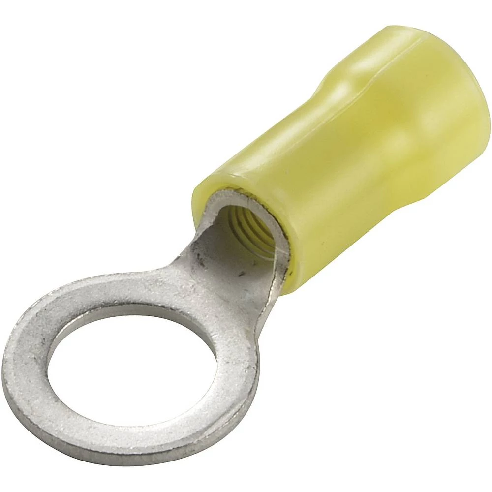 TE Connectivity 160300 prstenasta kabelska stopica Presjek (maks.)=2.60 mm² Otvor Ø=10.5 mm izolirani dio žuta 1 St. slika