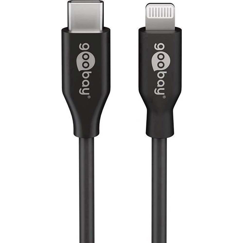 Goobay USB 2.0 Priključni kabel 1.0 m Crna slika