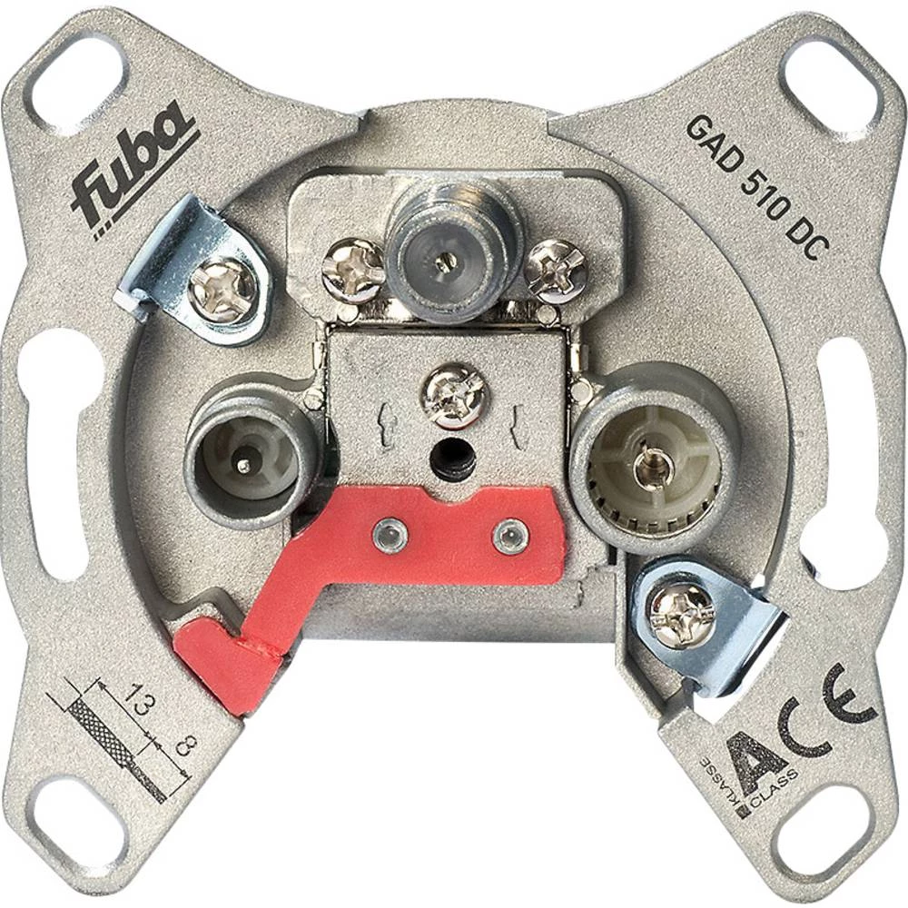 Antenska utičnica SAT, TV, UKW fuba GAD 510 DC Zid Prijelazna utičnica slika