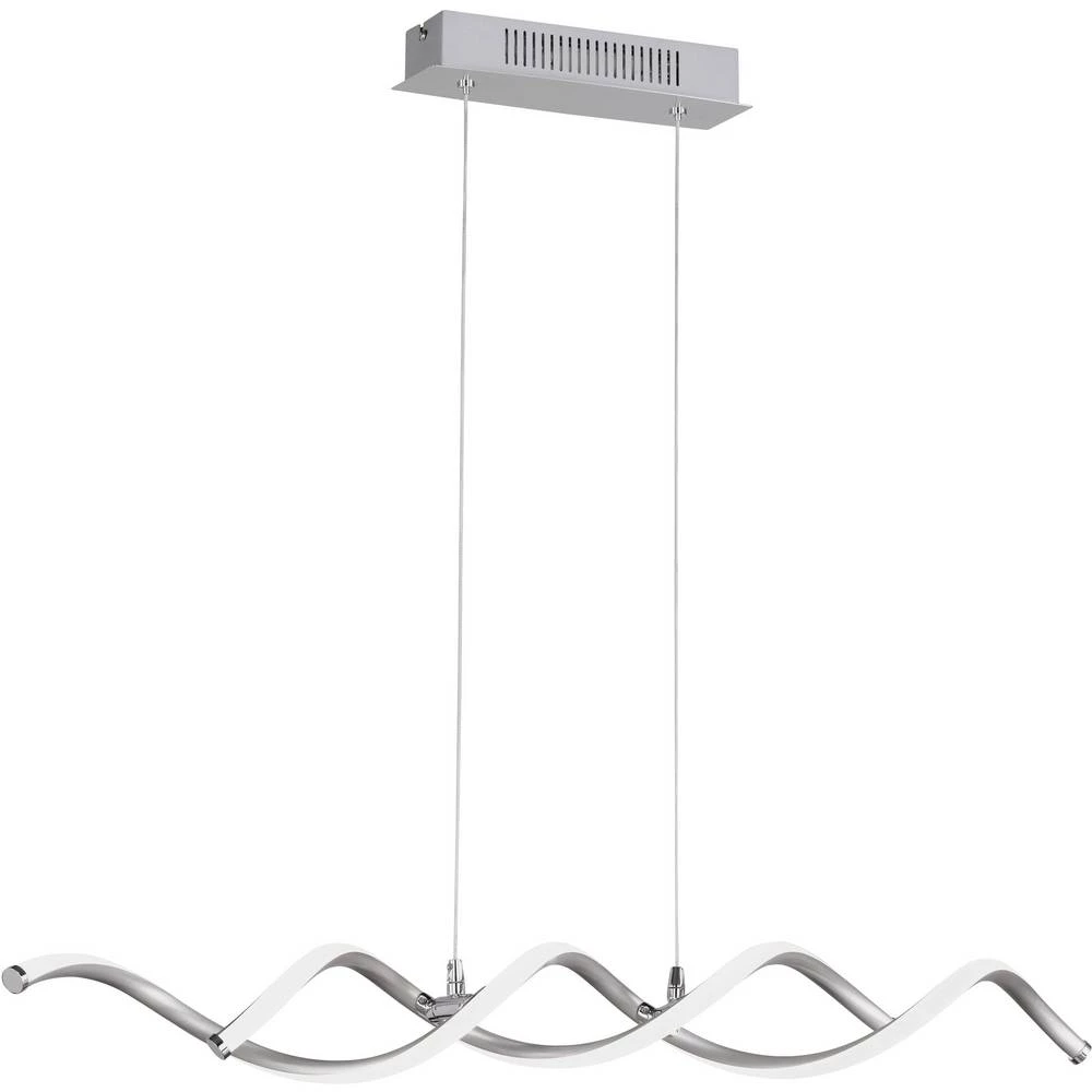 LED viseća svjetiljka 42 W Toplo-bijela WOFI BONNEY 7331.02.64.6000 Nikal (mat) slika