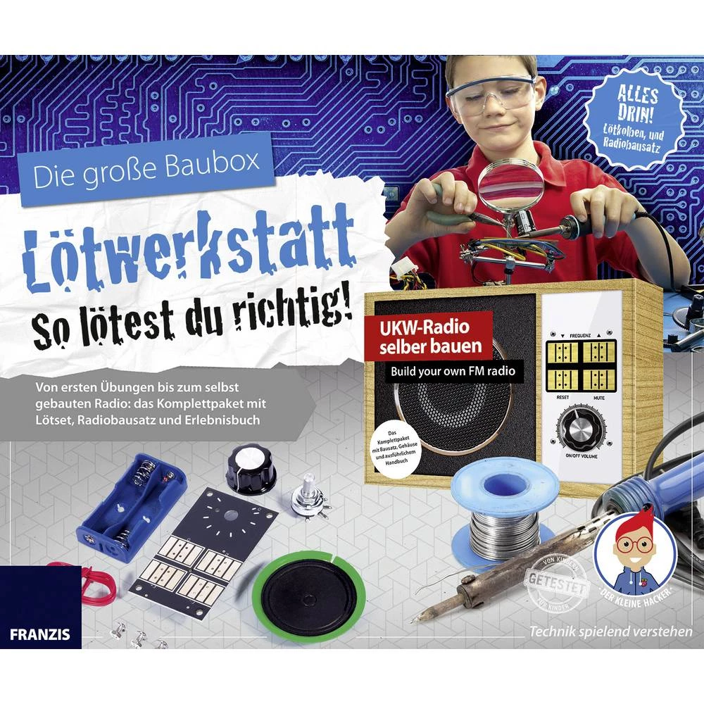 Komplet za sastavljanje Franzis Verlag Lötwerkstatt 65352 Iznad 14 godina slika