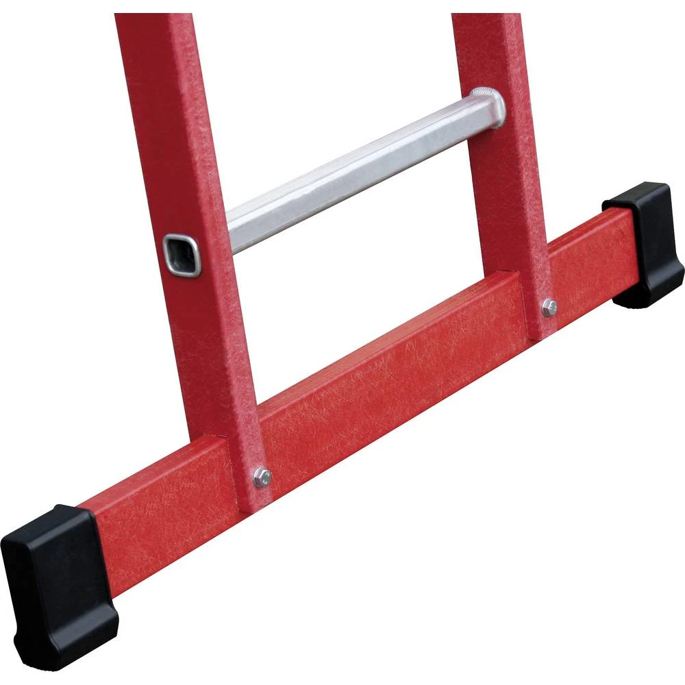 Günzburger Steigtechnik 35520 plastika klizna ljestva Radna visina (maks.): 11.4 m crvena, srebrna 50.5 kg slika