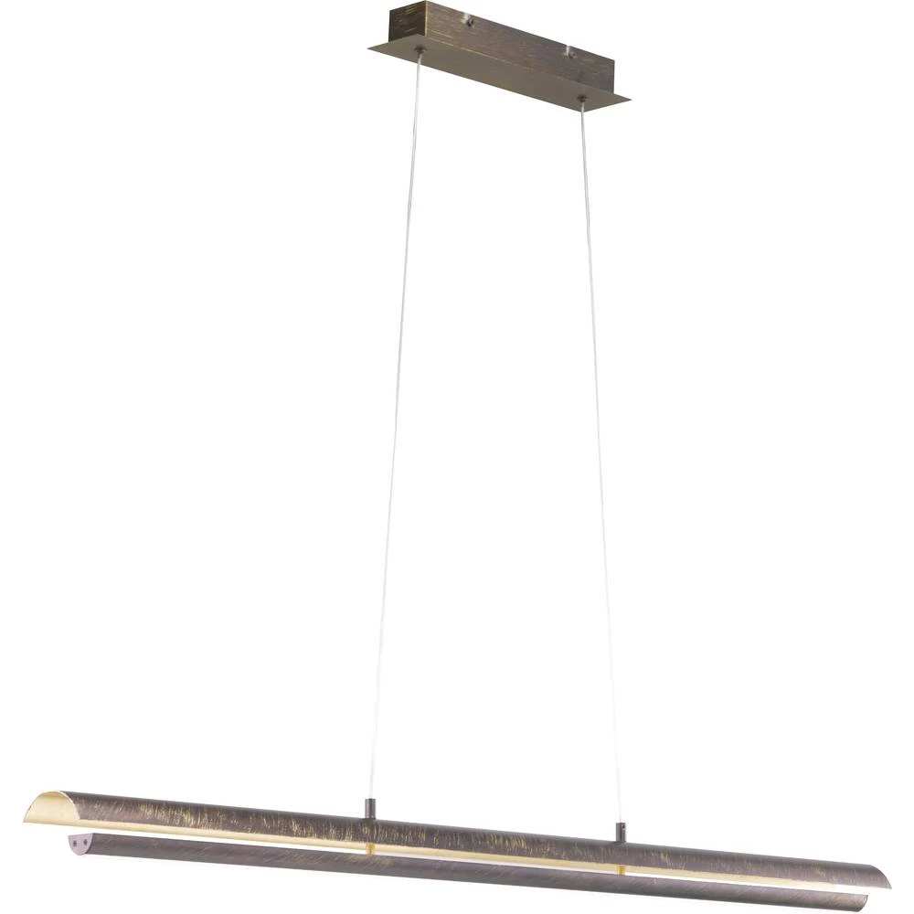 LED viseća svjetiljka 22 W Toplo-bijela WOFI Rodez 7884.01.57.8000 Starinski mjed, Zlatna folija boja slika