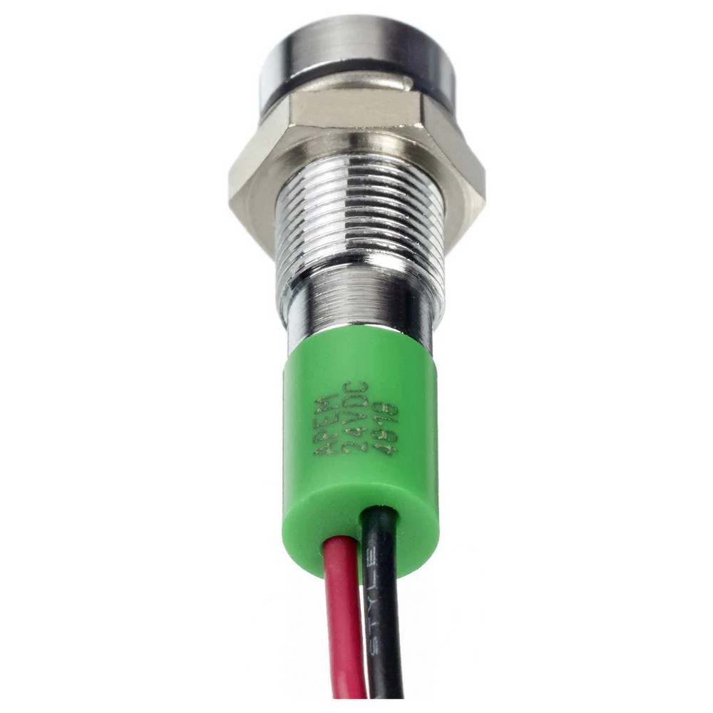 APEM Q6F3CXXG24E LED smjerni zelena ispiranje 45 mcd slika